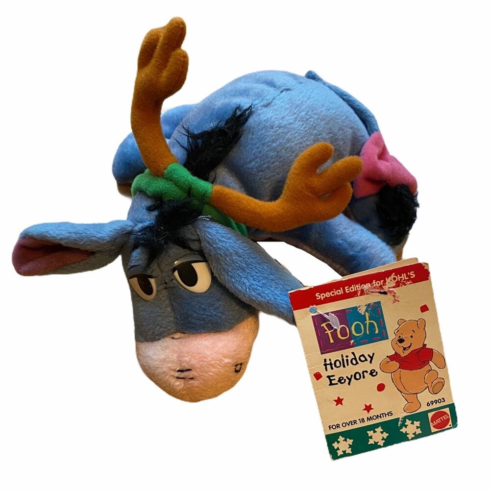 Disney Kohl’s Special Edition Pooh Holiday Eeyore Plush
